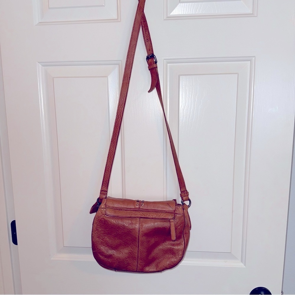 Vilenca - Tan (light brown) Crossbody Bag with Stud Accents - Picture 5 of 9
